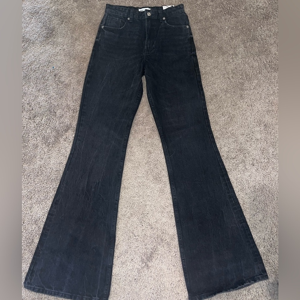 Zara Black Flare Women's Jeans